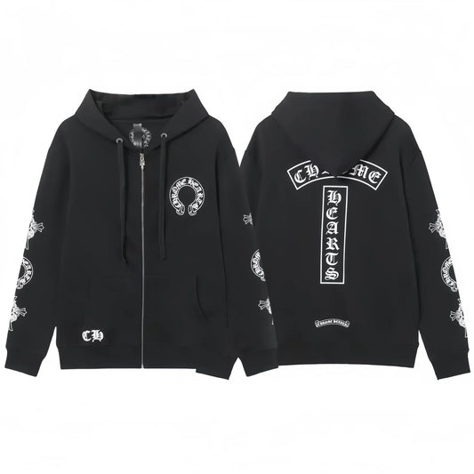 Chrome Hearts Zip Up Hoodie 851